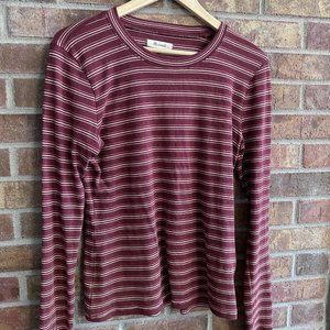 Madewell Striped Mini-Rib Tee